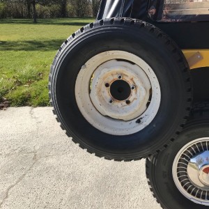 Side spare tire