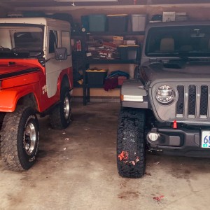 Jeeps at home